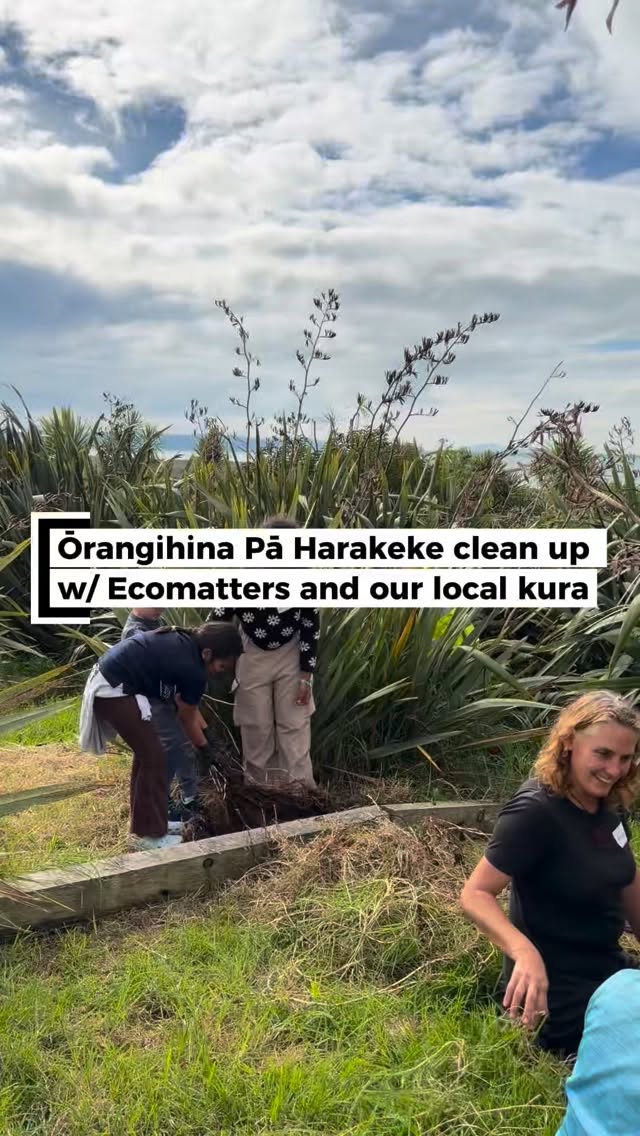In Term 2, Rivercare supported EcoMatters with their Enviro Day School Cluster, where local kura came together to give back to te taiao. Tauira began with a hīkoi to Ōrangihina before removing large amounts of kikuyu grass from around the beautiful harakeke at the Pā Harakeke opposite the Pony Club.

As you can see, the kikuyu piled up in no time! Hopefully this work will make it easier for our local raranga to access the flax for harvesting. Perhaps next time, our tauira will have the opportunity to harvest and create from this wonderful resource themselves.

A huge thank you to EcoMatters, Peninsula Primary, and Rutherford Primary for working with us and lending your support.

And a massive ngā mihi to everyone involved in creating and supporting this Pā Harakeke, including those who donated seeds from as far away as Te Awahou/Foxton. And a special thank you to Te Kawerau ā Maki for allowing this space to be used by the community on their whenua, and for donating some of the original seeds to the Ōpanuku Pā Harakeke, from which the Ōrangihina Pā Harakeke traces its whakapapa. 

If you would like to learn more about harakeke weaving, head along to learn from local weavers at the Te Atatū community centre. 

https://ourauckland.aucklandcouncil.govt.nz/events/2026/03/harakeke-weaving/